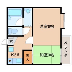 静岡駅 バス17分  昭府二丁目下車：停歩3分 1階の物件間取画像